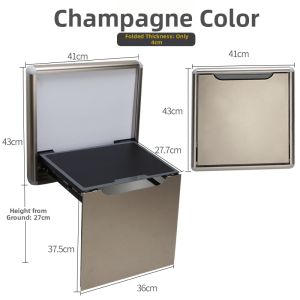 HAOZHANYOU | Wall-Mounted Folding Shoe-Changing Bench