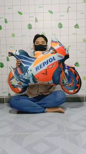 Gấu bông Xe Moto Xe Máy nhiều màu chất Nhung mịn dễ thương cho bé