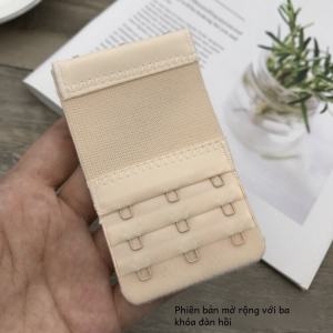 Three-Row Button Extended Elastic Strapless Bra Wide 5.5cm Three-Row Three-Button Extended Buckle Underwear Home Clothes