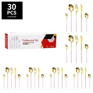 Luxury Stainless Steel Cutlery Set 30 pieces