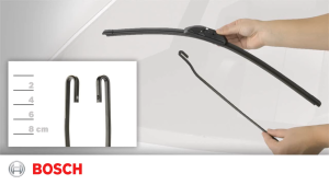 BOSCH ใบปัดน้ำฝน รุ่น Clear Advantage ก้านไร้โครง สำหรับ NISSAN TERRA (ปี 2018-2025) ขนาด 26"+18" ( 1คู่ ) ของแท้ 100% ติดตั้งง่าย ปัดสะอาด