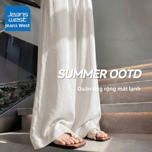 Jeanswest | Quần Dài Mỏng Hơi Lạnh Đùi Rộng Mùa Hè