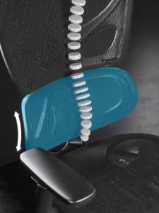 Ergonomic Office Chair with Lumbar Support 4D Adjustable Arms Headrest High Back Computer Chair