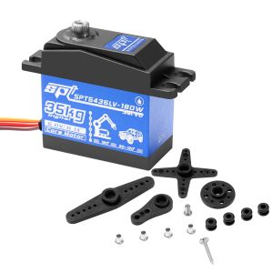 Servo Kỹ Thuật Số SPT Metal Gear 25KG 35KG 180 Độ ° /360 ° Chống Thấm Nước Cho Xe RC 1/10 1/8 SCX10 TRX4 WLtoys - Bộ Phận Đồ Chơi Điều Khiển Từ Xa