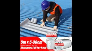 30cm Big Size Roof Tape Sealant Waterproof Aluminum Foil Butyl Self Adhesive Super Strong Tape For Roof Leak Duck Sticker Tape