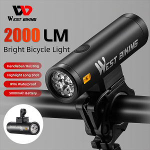 WEST BIKING 800/1000Lumen Bike Light  Waterproof IPX6 Bicycle Hanging Headlight Cycling Light Bike Front Light Headlight Bicycle Accessories