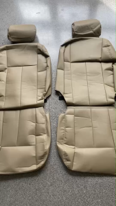 หุ้มเบาะ Camry ปี 2004-2012 ตัดตรงรุ่น คู่หน้า ซ้าย+ขวา เข้ารูป หุ้มเบาะรถยนต์ หุ้มเบาะหนัง แบบสวมทับ