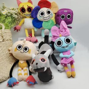 Dandys World Plush Horror Game Dandy World Scrap Soft Stuffed Plush Toy Cute Boxten Poppys Plushie Pillow Dolls For Kids Gifts