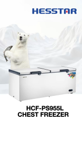 Hesstar HCF-PS955L (950L) 2 Door Chest Freezer Peti Beku 冷冻冰柜 (White)