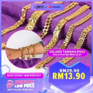 Gelang Tangan Perempuan Rantai Leher Perempuan 手链 Bracelet For Women Emas 916 Original Malaysia Gold 916 Original Malaysia Indian Jewellery Set 情侣手链 Chain