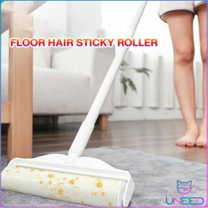 Need. Floor Hair Sticky Roller Sticky Dust Paper Tearable Adhesive Brush Lengthened Household