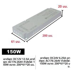 แหล่งจ่ายไฟสวิตชิ่งสำหรับบ้าน รองรับปลั๊ก EU/US AC220V เป็น DC12V 24V สำหรับไฟส่องสว่างภายในบ้าน ตู้เสื้อผ้า ตู้เก็บของ และไฟ LED Strip