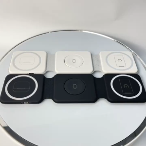15W Wireless Charger 3 in 1 Foldable Magnetic Wireless Charging Station Dock For Apple Watch iPhone Airpods Earphone Samsung Charger Holder