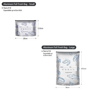 Aitemay 30pcs Reusable Food Storage Bags Leak Proof Antibacterial Layer Freezer Safe Ziplock Organizer Writable Label Kitchen Fresh Keeping Bag 3 Sizes