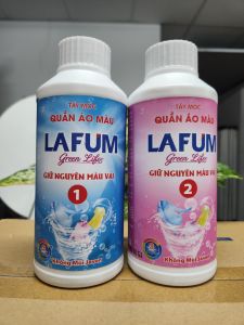 Tẩy mốc quần áo màu Mori/Lafum Sạch bay vết mốc thâm kim ố vàng giữ nguyên màu vải chai 500ml x 2