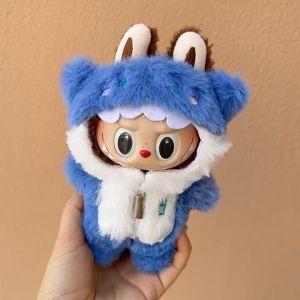 Baju Sahaja ]17cm Kancing Kunci Pakaian Bayi Labu  Buta Loket Labubu Anak Patung Baju Comel