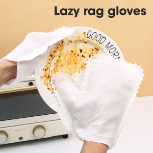 Hai mặt bụi găng tay sợi nhỏ Phất Trần dùng một lần dusting vải lông thú cưng làm sạch Mitten cho hộ gia đình nhà bếp