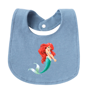 Disney | Cartoon printed baby bib suitable for both boys and girls adjustable baby scarf saliva bib Cartoon printed childrens bib