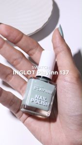 INGLOT PLAYINN Nail Polish 137 - Kutek Glitter Shimmer Non-toxic Festive Nails 15 ml