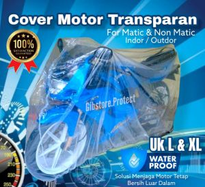 sarung motor / cover motor / cover motor waterproof / mantel motor / cover motor transparan /sarung motor transparan / beat / vario /mio / nmax / pcx / adv / aerox / scoopy / fino / vixion / tiger / supra / jupiter / shogun
