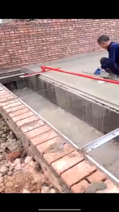 【Local Stock】Handheld Concrete Large Trowel Leveling And Polishing Cement Pavement Push Pull Small Trowel Scraping And Leveling Machine