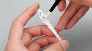Dspiae PT-WP Panel Line Eraser for Gundam Model Cleaning (PT-WP 模型旧化渗线双头擦拭棒 擦拭笔 PU替换棉头)