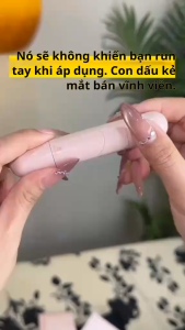 Bút Kẻ Mắt Gập Dạng Tem Đóng Dấu Chống Nước Lâu Trôi Tạo Đuôi Mắt Cân Đối Nhanh Gọn Màu Đen Và Nâu Tự Nhiên Dễ Sử Dụng