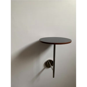 Wall-mounted Round Table Solid Wood