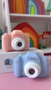 JOY My First Camera Kids Photography Shoot Video Play Games USB Recharge Real Mini Camera Children Hobby Photographer With 64GB SD MemoryCard