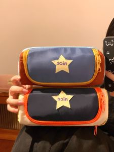 Túi Đựng Bút Chì Dung Tích Lớn Dễ Thương Sáng Tạo Hình Ngôi Sao Túi Đựng Đồ Dùng Học Tập Phong Cách Nhật Bản Cho Học Sinh Trung Học Và Tiểu Học