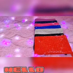 Dompet Koin Wanita Resleting & Motif Kulit Buaya Import