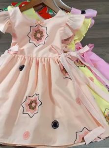 Đầm bé gái váy trẻ em vải kate cotton (2 lớp) thiết kế cao cấp Bitikids từ 1-8 tuổi