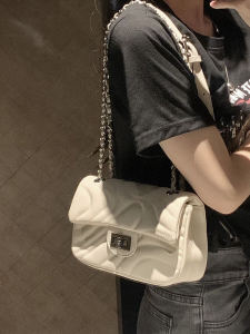 Túi Đeo Vai Nhỏ Thời Trang Thêu Khóa Kéo Đa Năng Túi Đeo Chéo Dây Xích Phong Cách Nhỏ Thời Trang Túi Đeo Vai Mềm PU