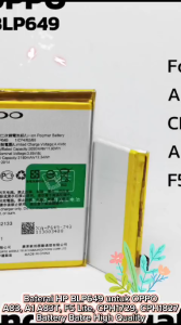 Double Power Baterai HP OPPO A83 CPH1729 CPH1827 BLP 649 BLP649 BLP-649 Ori 99 Batrai Batre F5 Lite