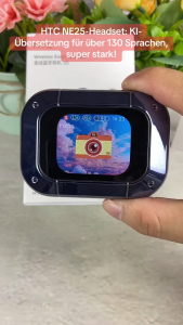 HTC NE25 tai nghe phiên dịch Tai nghe được trang bị màn hình cảm ứng LED bluetooth v5.4 Chất lượng âm thanh HiFi Tuổi thọ pin cực dài