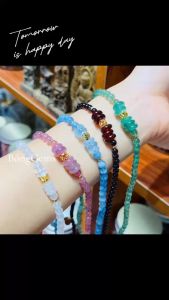vòng tay nữ dáng chuỗi đá thạch anh dâu xanh tự nhiên mix đồng điếu dâu xanh charm túi tiền dâu xanh bọc vàng tây và charm cầu kim tiền vàng tây vòng tay đá  phong thủy hợp mệnh mộc mệnh hỏa trang sức thiết kế đủ hóa đơn thẻ bảo hành