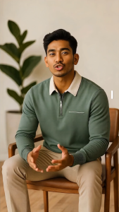 Sweater Crewneck Kerah Kemeja Pria Zipper Saku Dada Bahan Premium Fleece - Sweater Minimalis Nyaman dan Elegan