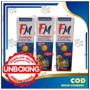 FM FleaMinator Flea Minator 20 ML Obat Kutu Kucing Dan Anjing