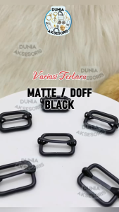 Ring D 15 cm (B) Matte Black Doff - PREMIUM - Aksesoris Tas (IMPORT)