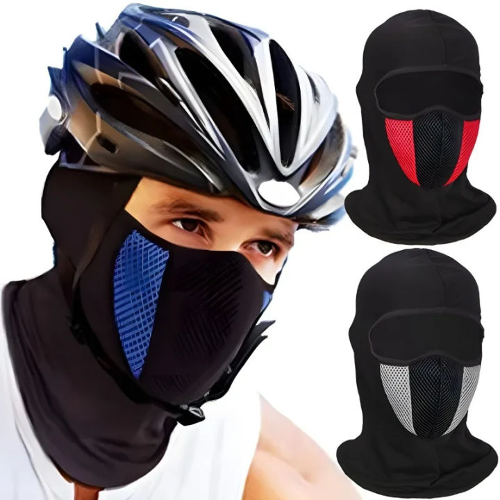 Breathable Full Face Mask Hat Motorcycle Balaclava Helmet Face