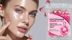 Viên Nang Tinh Chất Dưỡng Da Niacinamide Với Retinol Dầu Quả Ô Liu & Chiết Xuất Hoa Dành Dành - Serum Dưỡng Sáng Cấp Ẩm & Làm Mịn Da 0.5Gx30 Viên/gói
