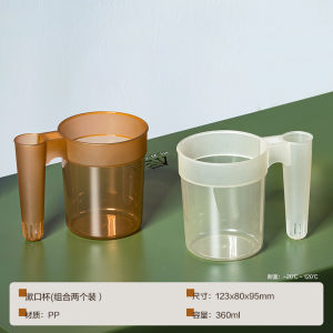 Bộ Chải Răng Và Ly Đựng Nước Súc Miệng Cầm Tay AnYa D1048 Dành Cho Cặp Đôi Trẻ Em Du Lịch Dùng Tại Nhà Bằng Nhựa PP