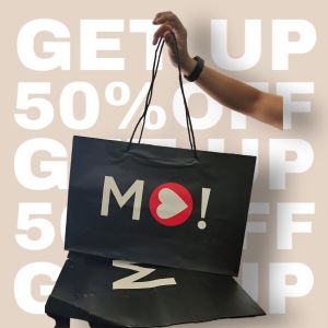 ถุงกระดาษแบรนด์ Morgan ของแท้ 100%( จัดชุด 5 ใบ)