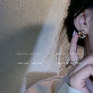 Retro Twisted Hairpin Earrings Simple Cool Style Womens Fashion Jewelry Alloy Material Fresh out New Year 2025 Trendy Ear Studs