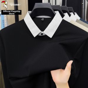 TUCANO | False Two-Piece Long Sleeve Polo Shirt