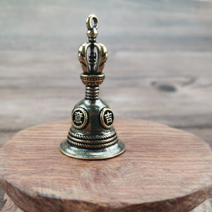 Talao Brass Bell Handicraft Vajra Bells Pendant Pure Copper Auspicious Copper Key Chain Gift