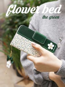 Huawei Nova13 pro Flip Cover Style Womens Wallet Phone Case Card Insertion Full Protection Shell Fashionable  Green Color