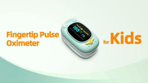 【Oximeter Singapore】Health Tree Kids Finger Pulse Oximeter Baby Pulse Oxymeter Spo2 Heart Rate Monitor FDA Approved