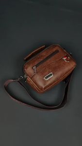 POLO AMSTAR - Tas Selempang Multi Fungsi Pria Wanita Bahan kulit PU bisa HandBag Clucth Bag Tas Tangan