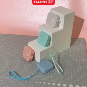 Flashee Meteran Mini Aesthetic Meteran Lucu Pengukur Baju Serbaguna Otomatis Warna Pastel 150cm